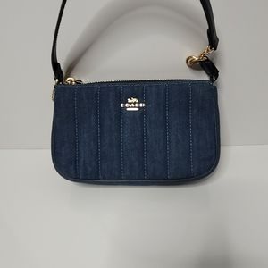 Coach Nolita 19 Blue Denim Quilted